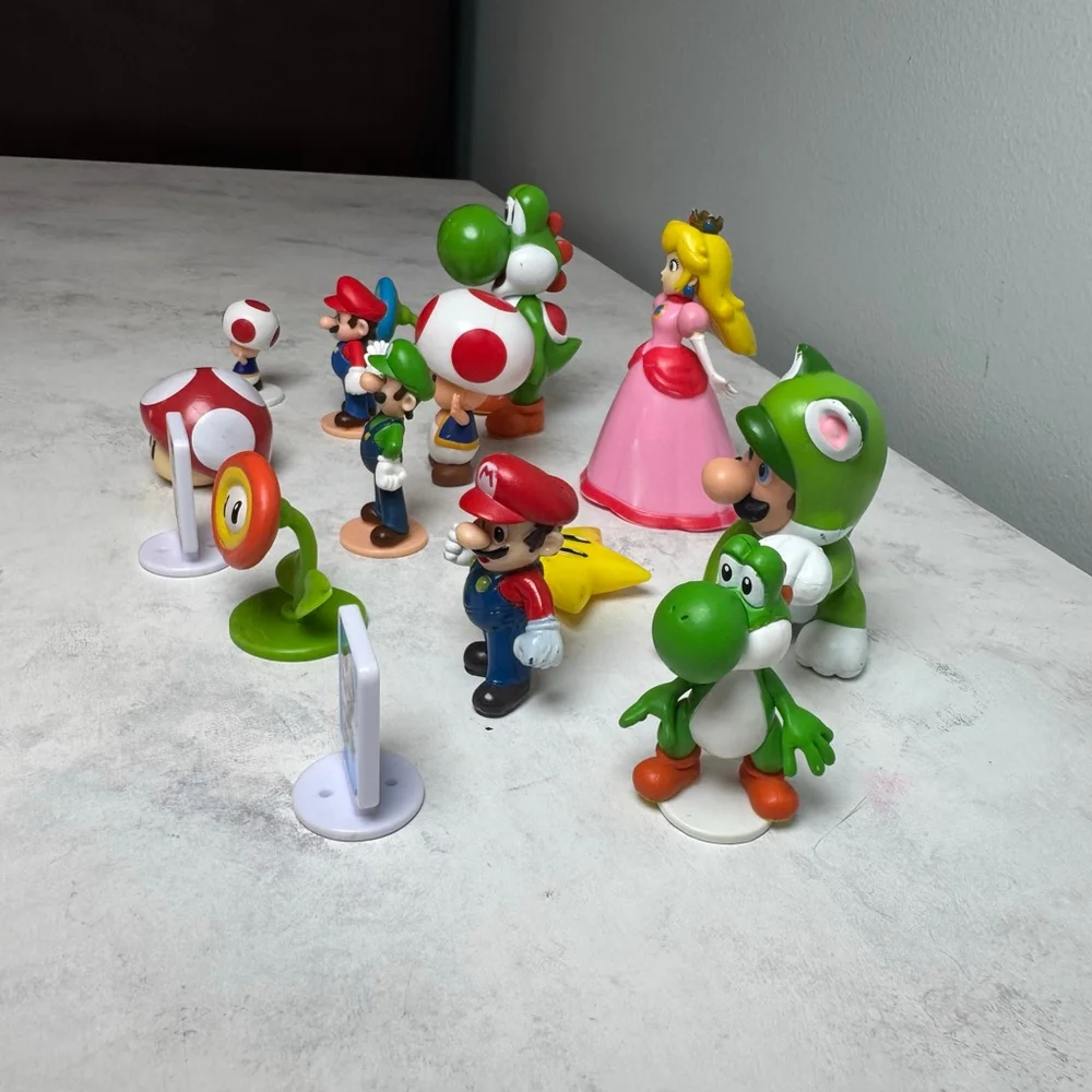 Jakks Pacific Mini Figures Super Mario Lot of 15